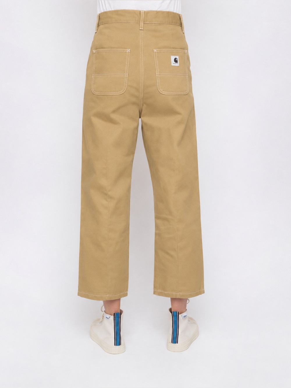 Carhartt WIP Amanda Pant Relaxed Straight Tan Utility Pants Women’s Size 29